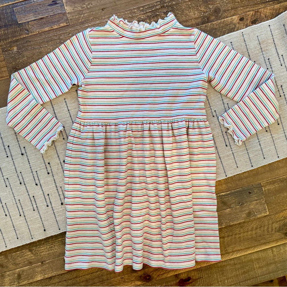 Hanna Andersson - Colorful Striped Dress - Size 8